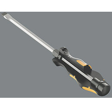 Spårskruvmejsel med svart handtag