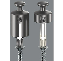 Illustration av kontakttrycket på en skruv med vikter.