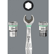 Wera Joker kombinationsnyckelsats med hylsinsatser och sexkantssymbol