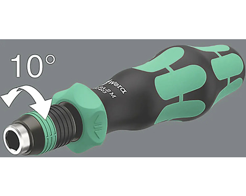 Wera logotyp skruvmejsel med 10 graders svängområde