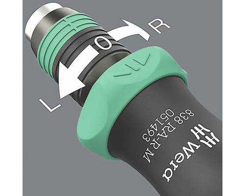 Wera skruvmejsel med riktningsindikation