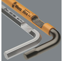 Detaljvy av två Wera sexkantnycklar