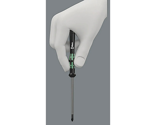 Hand med Wera skruvmejsel