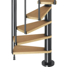 Spiraltrappa PERTURA Arissa bok multiplex 11 steg Ø140cm