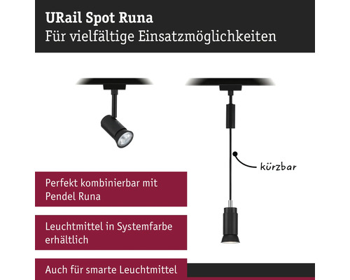 URail Spot Runa för olika applikationer