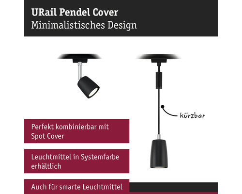URail Pendel Cover för minimalistisk design