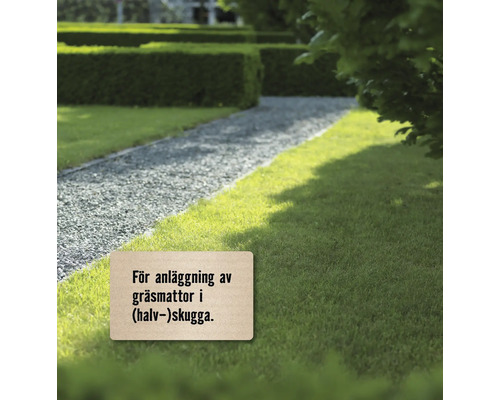 Instruktioner för läggning av gräsmatta i halvskugga