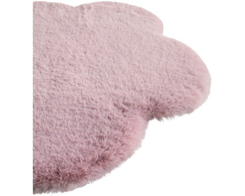 Molnformat matta med konstpäls