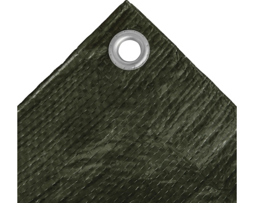 Detalj av presenning med öljett