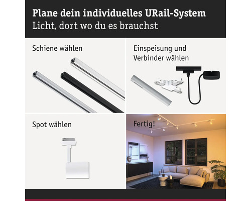 URail-system för individuell ljusplanering