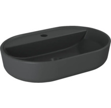 Tvättställ för bänkskiva i keramik med oval form