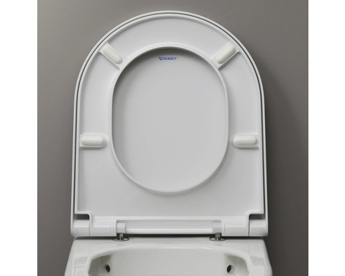 Öppen toalettring med Duravit-logotyp