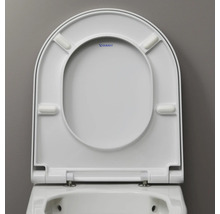 Öppen toalettsits med Duravit-logotyp