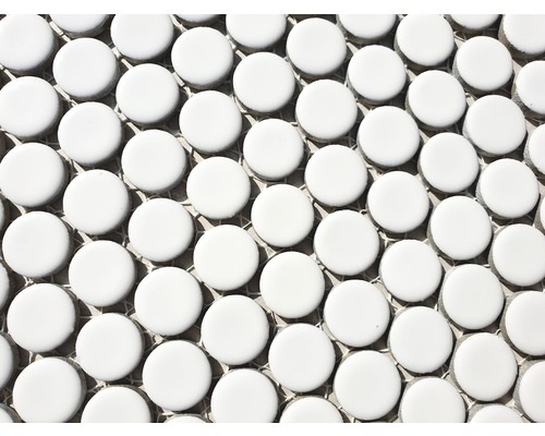 Keramiska mosaikplattor i rund form