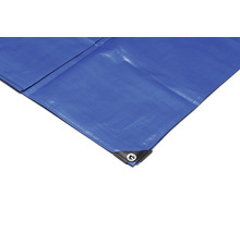 Presenning TECCA Pro 180 g/m² blå med öljetter 5x8 m