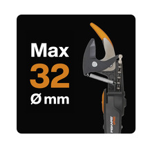 Fiskars UPX82 trädsaxhuvud, maximal klippkapacitet 32 mm