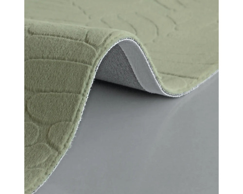 Badrumsmatta med stenmönster av textil