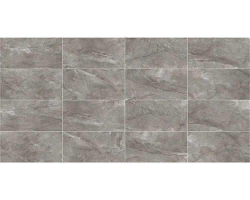 Grå golvplattor med marmorlook