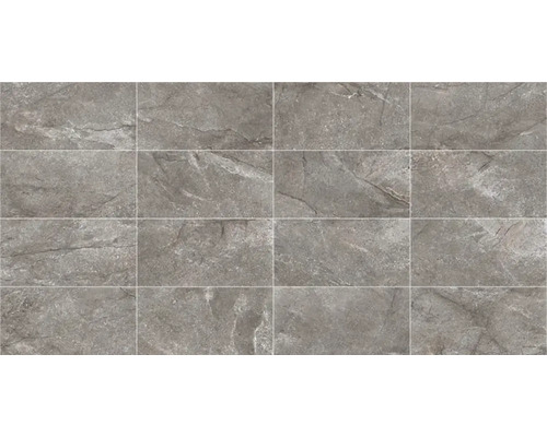 Grå golvplattor med stenimitation