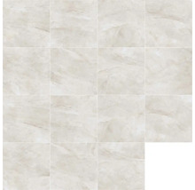 Kakel med marmorutseende, lagt