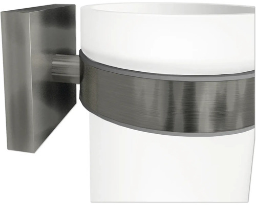 Vägghållare för tandborstmugg av metall