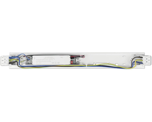 LED-driftdon med kablage i ett vitt hölje