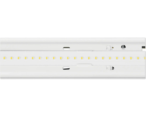Detaljvy av en LED-armatur för våtrum