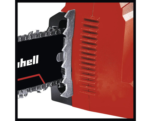 Närbild av en Einhell motorsåg