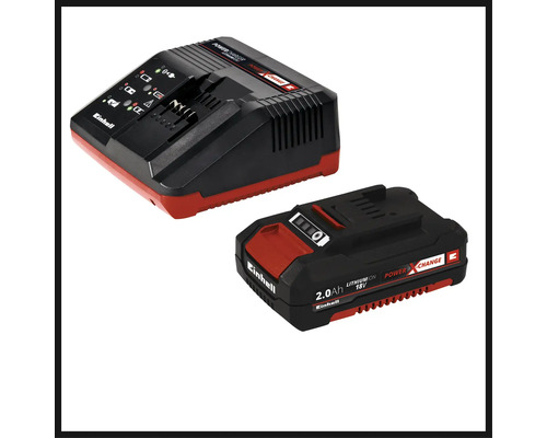 Einhell laddare med 18 volts 2.0 Ah batteri