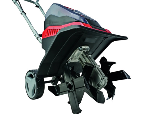 Trädgårdsredskap jordfräs med hjul