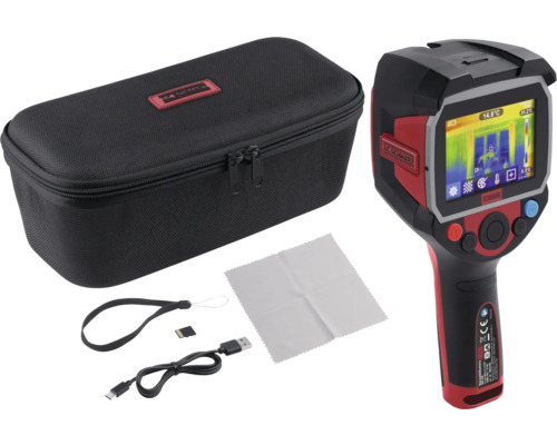 Värmekamera med transportväska och tillbehör