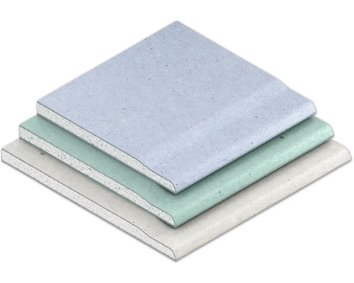 Stapel med tre gipsskivor