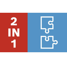 2 i 1 symbol för kombinationsprodukter