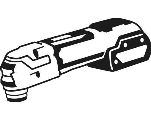 Detalj av oscillerande verktygsfäste