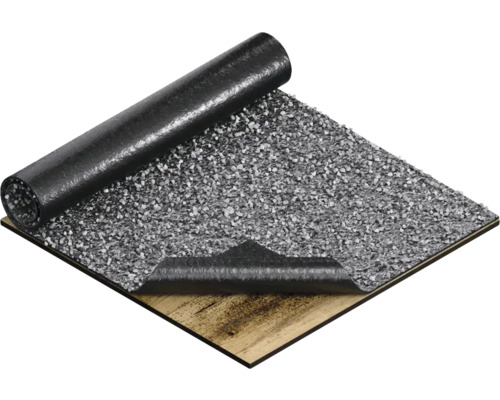 Takpapp med rullar, bältros och träplanka