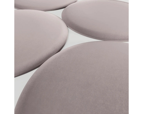 Flera runda sittdynor i tyg