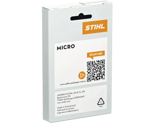 Förpackning för en Stihl Micro-produkt