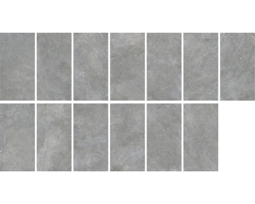 Kakel med stenutseende, grå färg