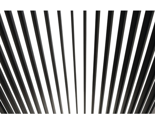 Tak med lamellstruktur