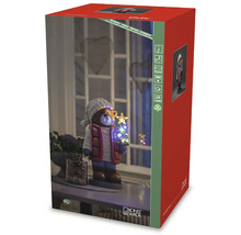 Förpackning av en LED-nallebjörnsfigur med julgran för inomhusbruk