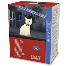 Förpackning för en LED-dekorationsfigur katt för utomhusbruk från Konstsmide