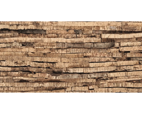 Närbild av en väggbeklädnad av kork