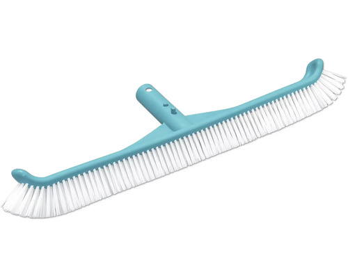 Poolborste med vita borst