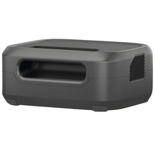 Mörkgrå luftrenare med luftintag