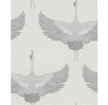 Tapet med tranmönster