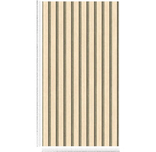 Träpanel med vertikala lameller för väggbeklädnad