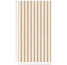 Träpanel med ribbstruktur för vägg- eller takbeklädnad