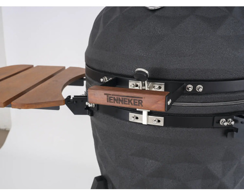 Tenneker grill med trähylla