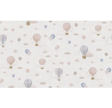 Tapet med ballonger och molnmönster