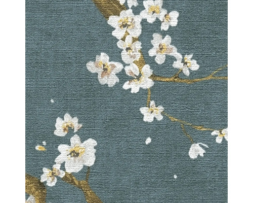 Tapet med blommönster och grenar